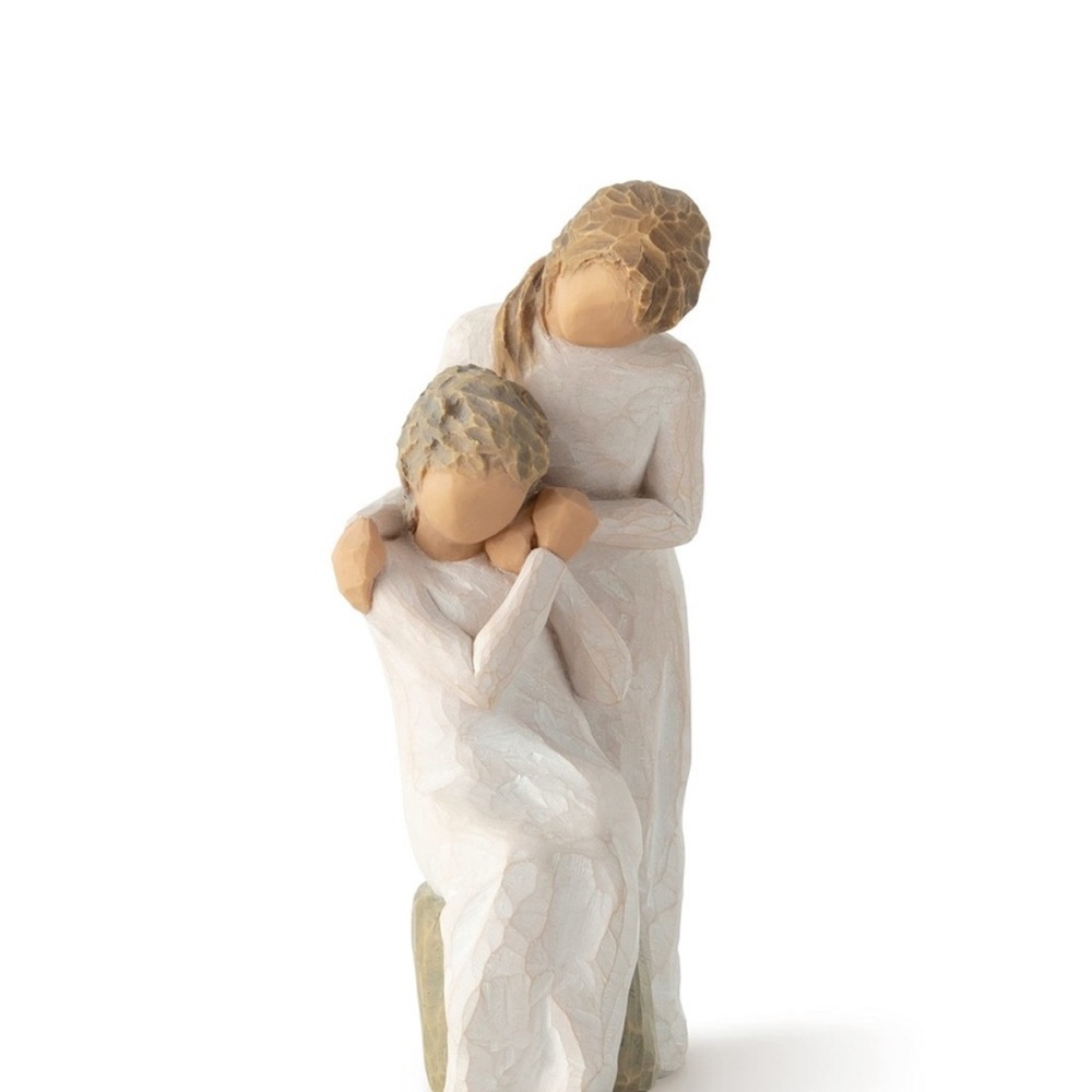 Willow Tree Embrace Figurine - Cream and Tan “Loving Mother”